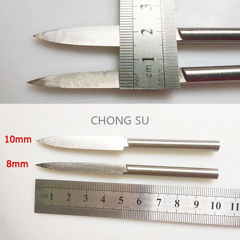 1-10pcs HSS Sword Shaped Engraving Carving Knife Milling Cutter Shank For Wood/Bone Craft 2.35/3/4/6/8/10/12/14mm 2.35/3/4/6mm