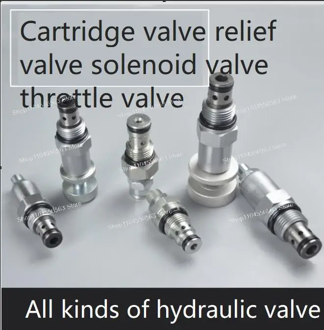 Válvula de alivio de cartucho roscado de mango grande de acción directa RV10-00 reguladora de presión hidráulica YF10-00