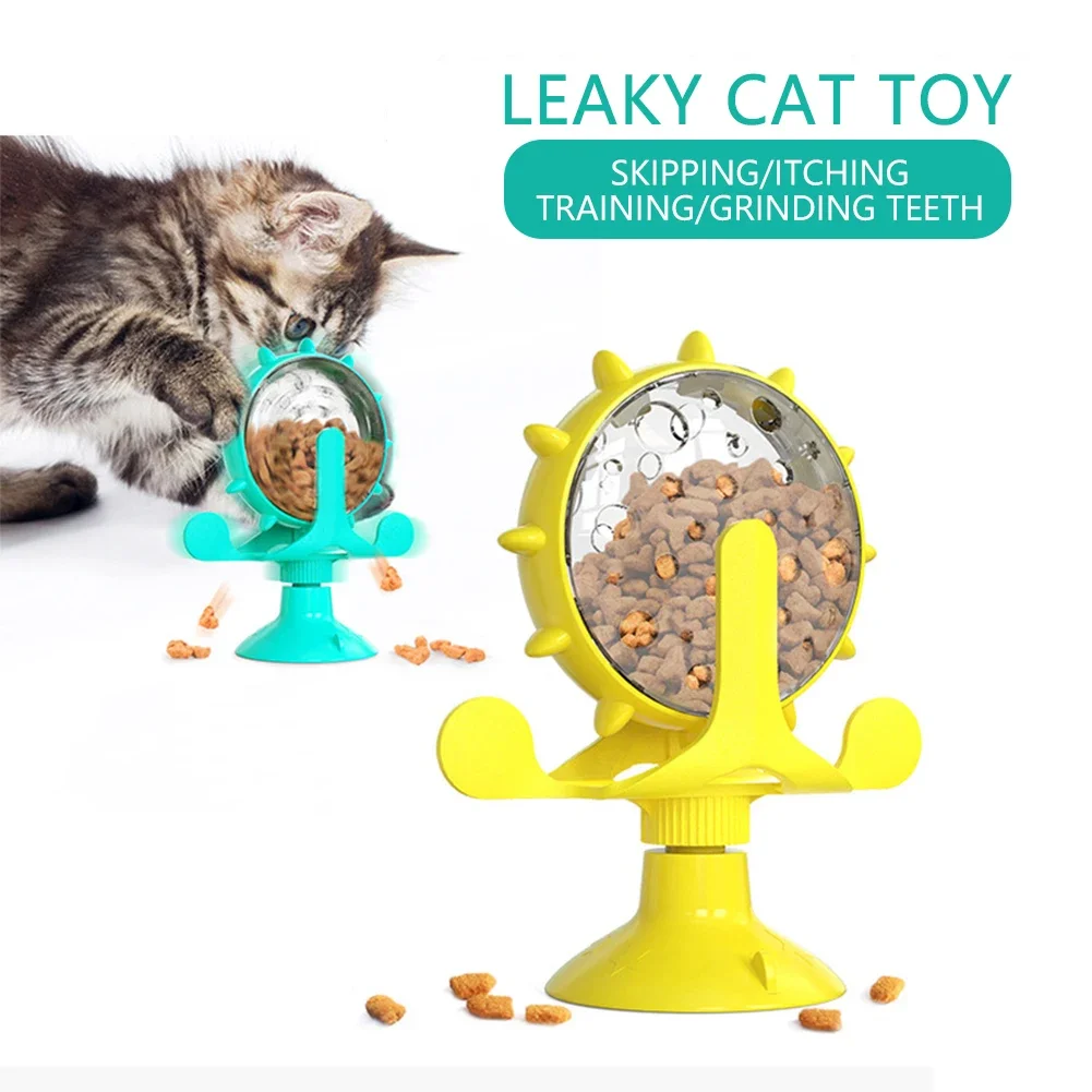 Interactive Treat Leaking Toy for Small Dogs Original Slow Dog Feeder Funny Dog Wheel Pet Products Accessories Leaking ball