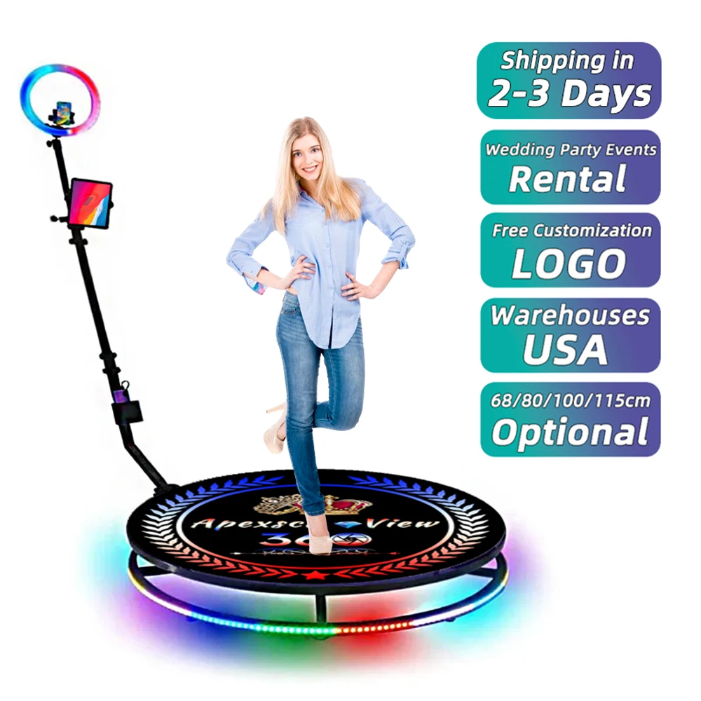 

rotating selfie stand rental revolving rotating spinning 360 camera stand rental party video 360 spin camera rental