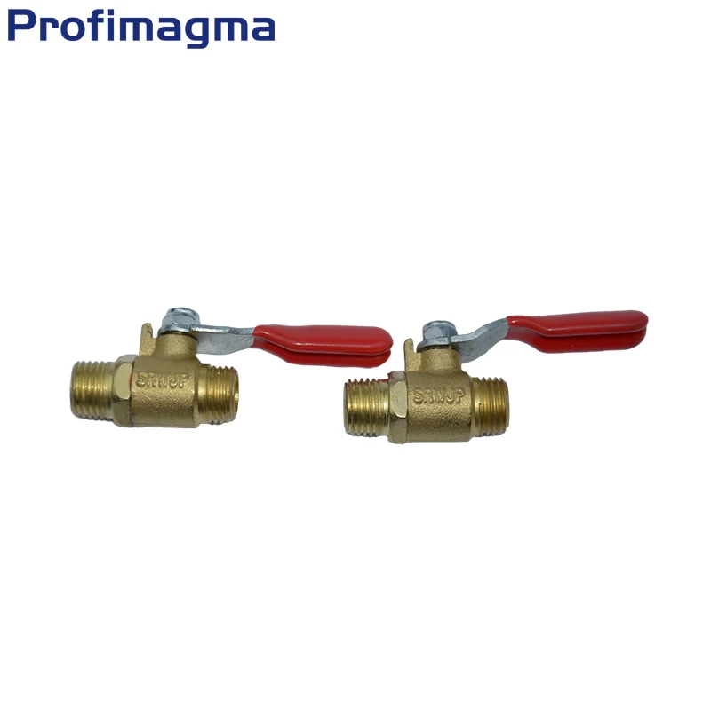 Brass small ball valve Double outer filament All copper switch valve Pagoda  screw thread