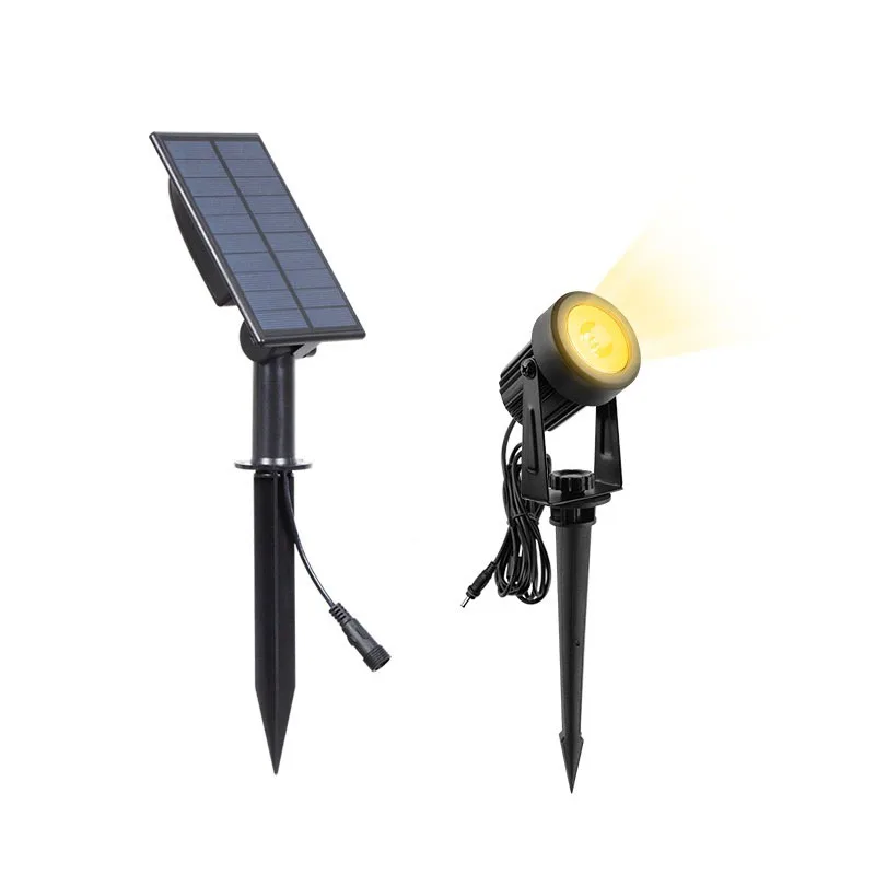 

RGB Красочный солнечный светодиодный светильник Открытый солнечный прожектор Солнечный садовый светильник Открытый IP65 Водонепроницаемый настенный светильник на солнечной энергии