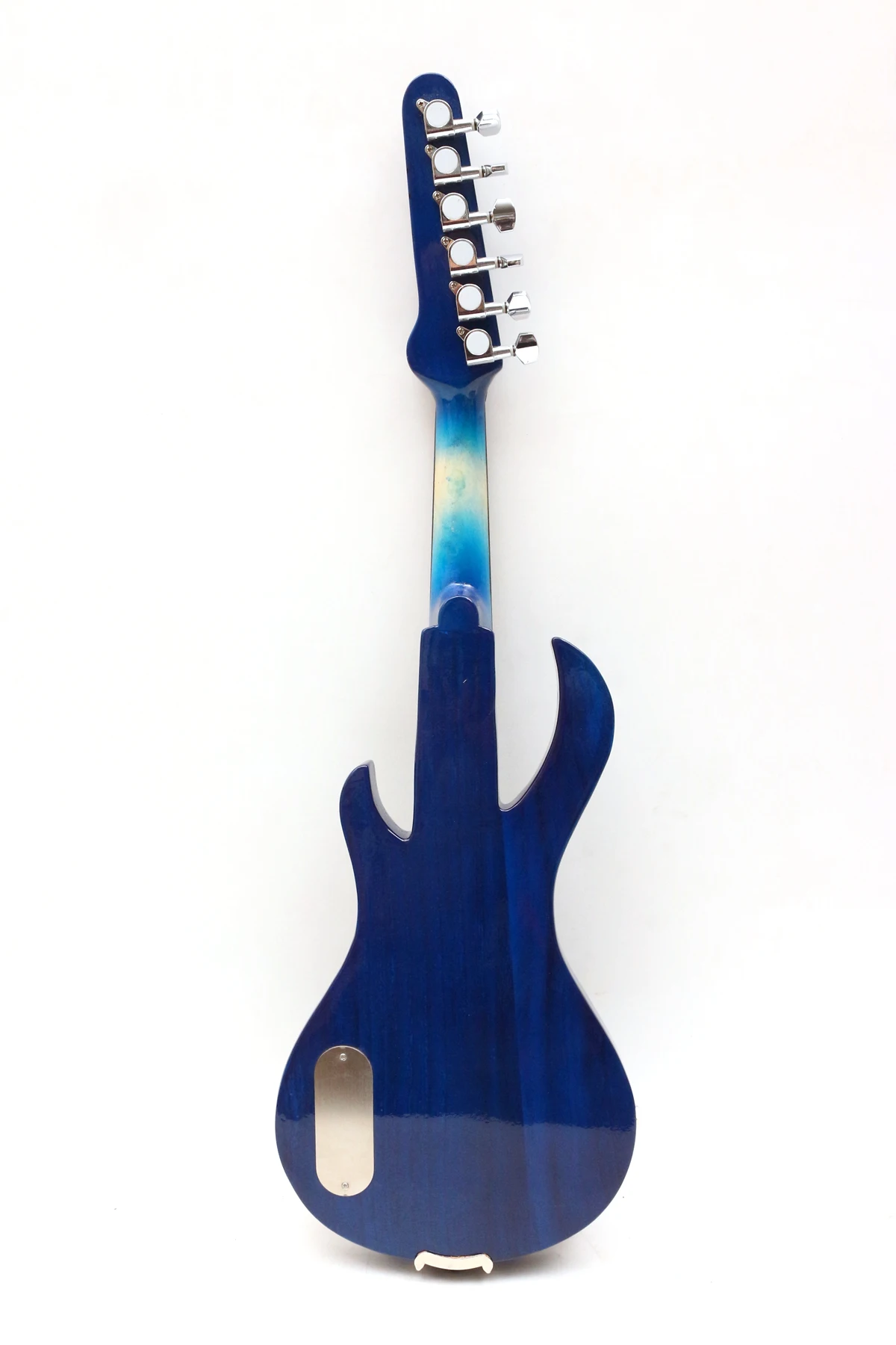 6 String BLUE  Electric Violin New 4/4 Flame guitar shape Solid wood Powerful Sound EV20-15