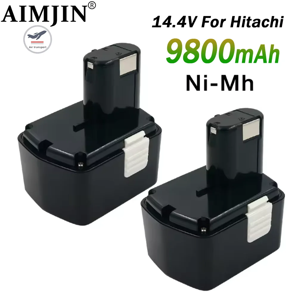 Original rechargeable battery for Hitachi 14.4V EB1414S EB14B EB1412S 14.4V EB14S DS14DL DV14DL CJ14DL DS14DVF3 NI-CD 9800mAh