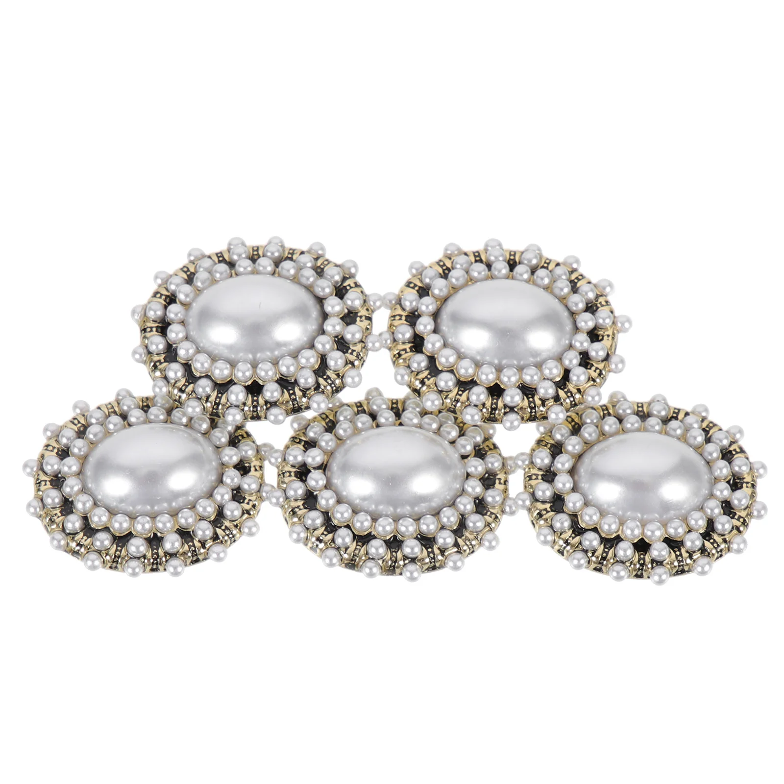 

5Pcs Durable Zinc Alloy Buttons Rustless Clothing Replacement for Coats Tshirts Suits Embellishments for Crafting