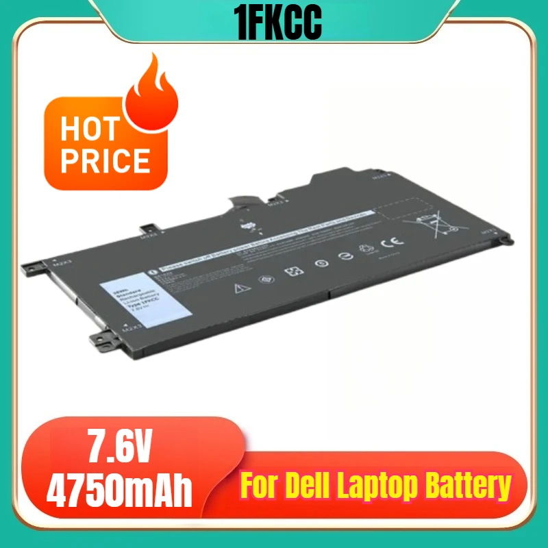 

1FKCC 7.6V 4750mAh Laptop Battery for Dell Latitude 7200 7210 2-in-1