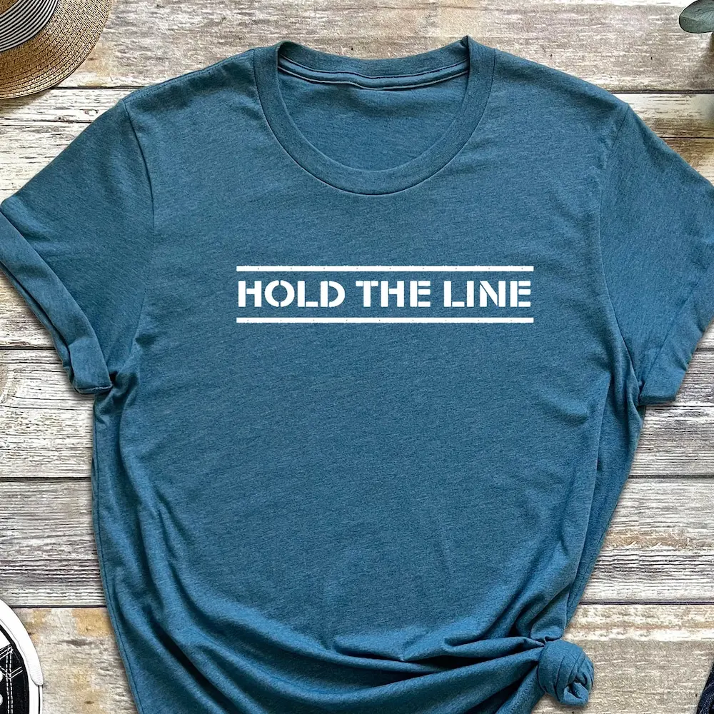 Texas T Shirt Hold The Line I Stand With Proud Texan Map Dont Mess Vote