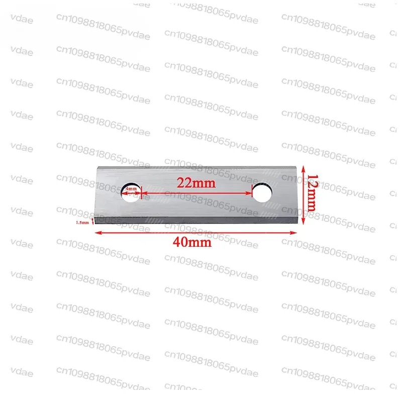 10PCS Selling Sharp Wear-resistant Carbide Insert 40X12X1.5 Cutter Blade Paint For Planer Heads and Hand Hold Scraper