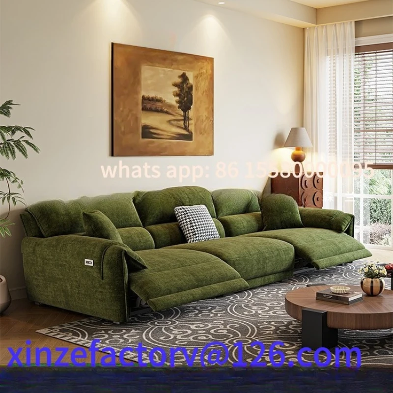 

Customizable Cream Wind Electric Function Sofa Living Room Adjustable