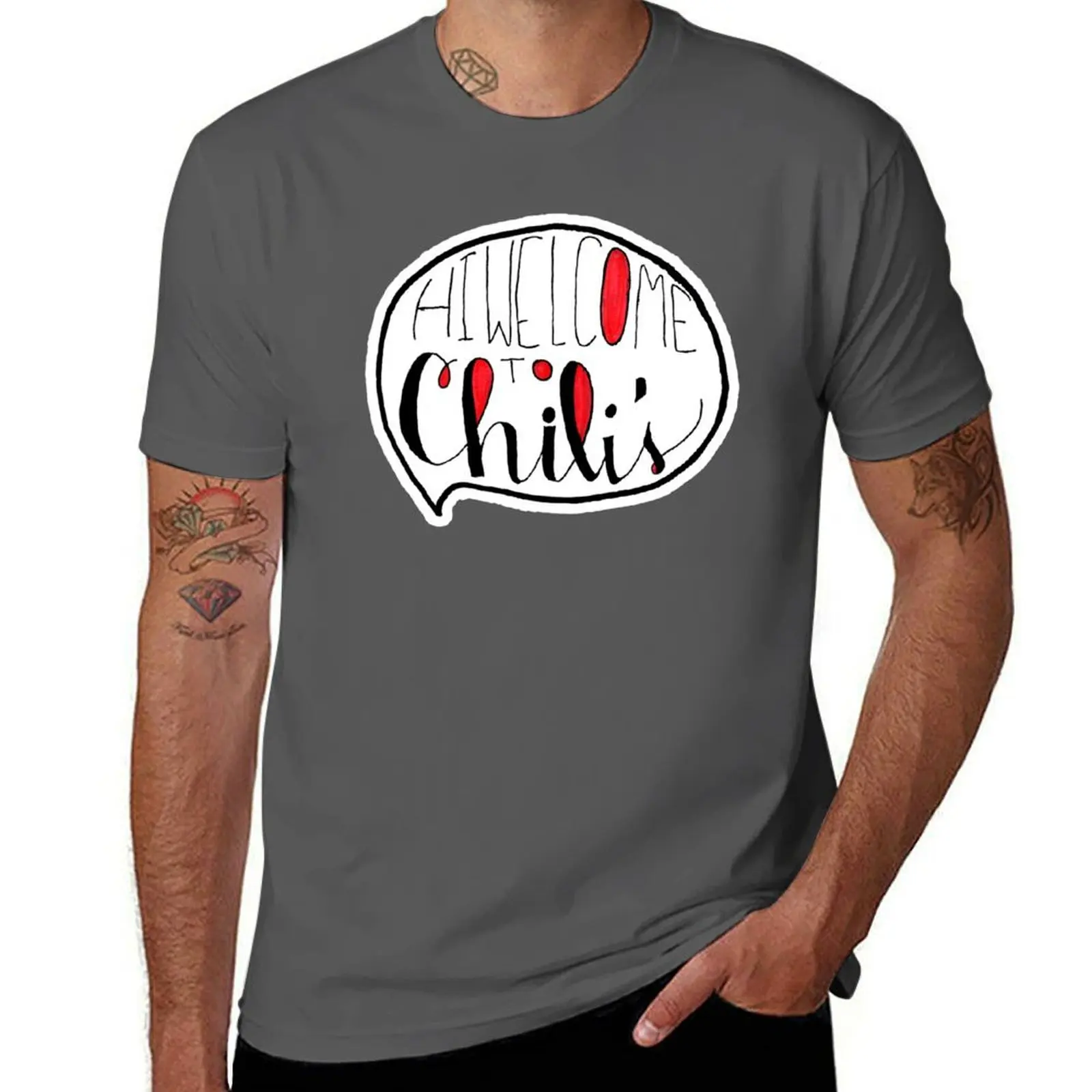 Welcome to Chili's T-Shirt funny gifts new gifts and t-shirts blue lock boys whites mens t shirts casual stylish