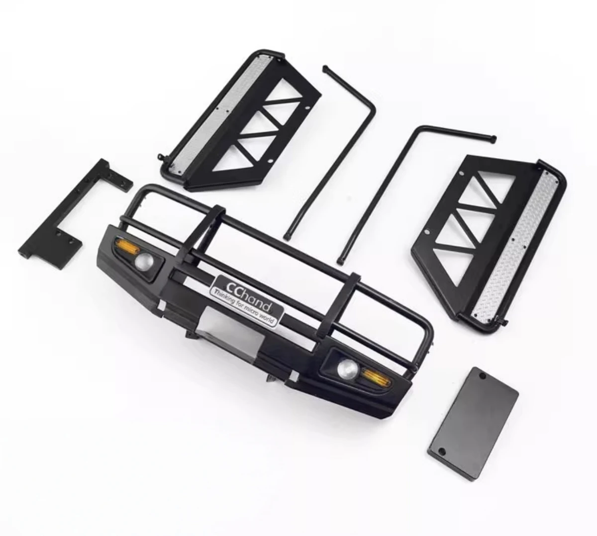 

CChand Металлический бампер ARB и набор педалей для радиоуправляемого автомобиля 1:10 RC4WD TF2 Killerbody LC70