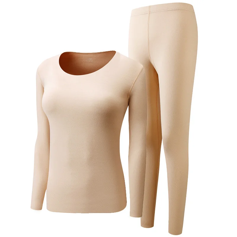 Thermal Underwear Women Seamless Base Layer Winter Long Johns Undershirts and Leggings Soft Elastic Women Clothing Asian size