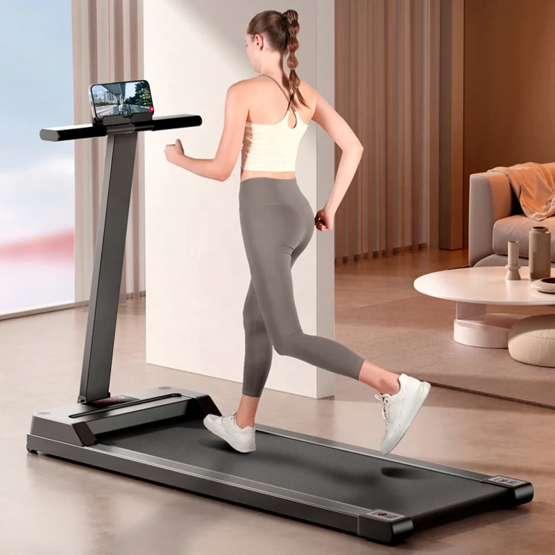 Under Desk Walking Treadmill Pad Ultra-Quiet Foldable Design With Remote Control 6km/h Speed Treadmill For Office Use
