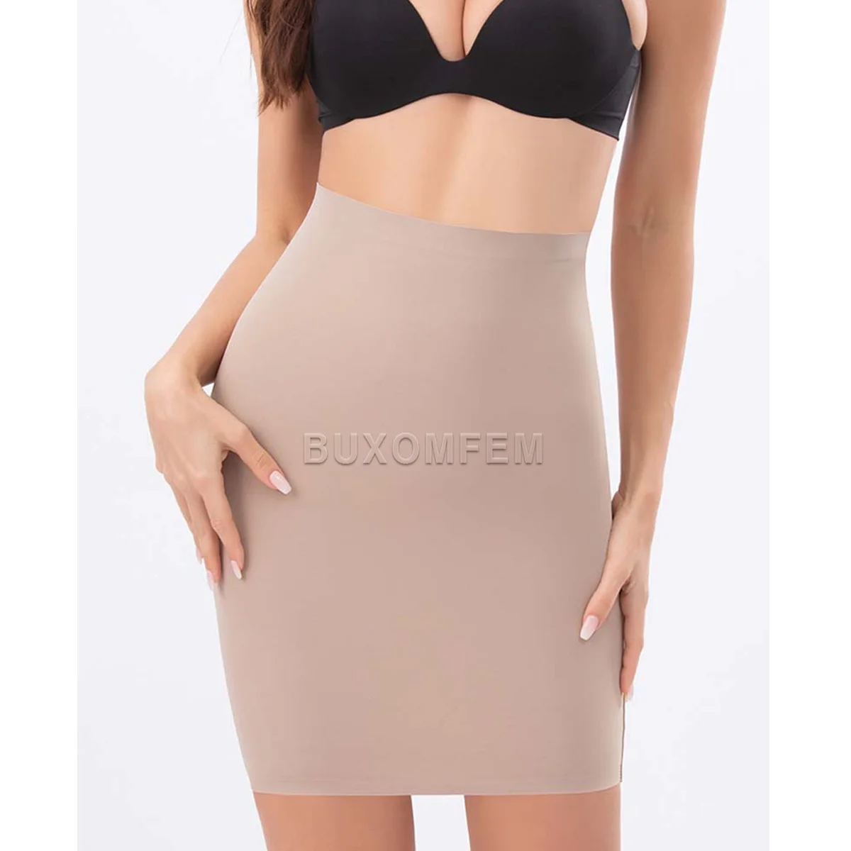 Tummy-Flattening Seamless Mini Skirt Women's Body-Sculpting Butt Lifting Dress Female Outfits Sexy Streetwear Evening Party