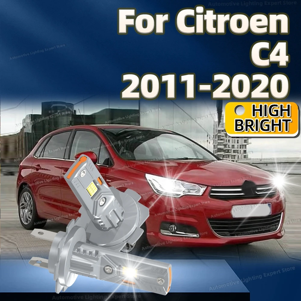 

Светодиодные автомобильные фары 30000LM Мини-лампа CSP Беспроводные лампы для фар 6000K для Citroen C4 2011-2020 2012 2013 2014 2015 2016 2017 2018