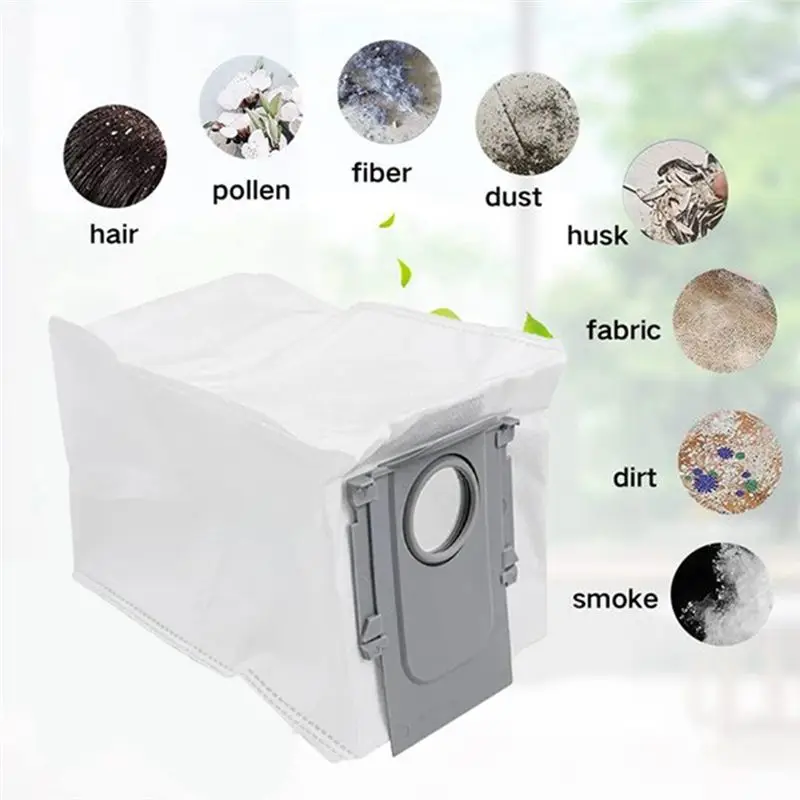 AEE2-Vacuum Dust Bag Fit For Roborock Q Revo Maxv/Q Revo S/Q Revo Pro Spare Parts Large Capacity Dust Bag Replacement