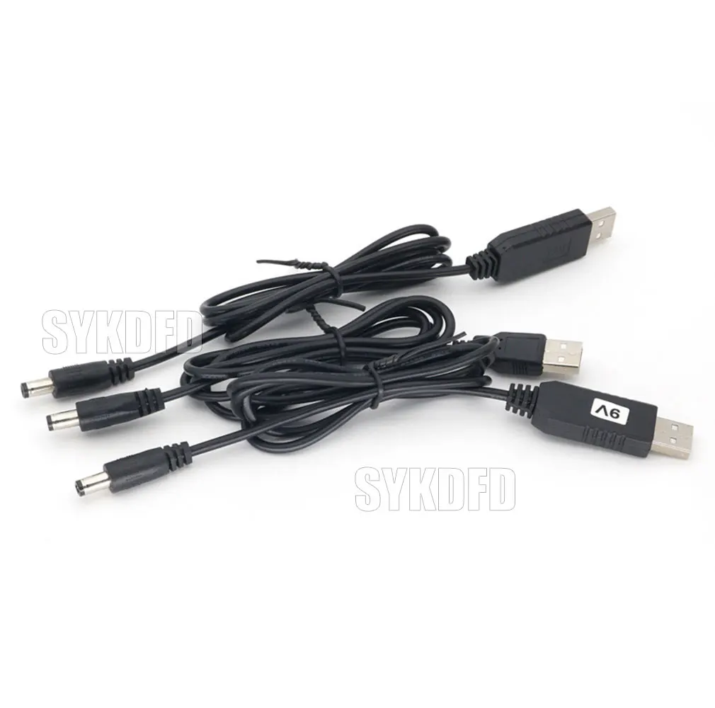 1PCS USB Power Boost Line DC 5V to DC 9V / 12V Step UP Module USB Converter Adapter Cable 5.5*2.1mm Plug