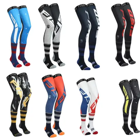 Motorcycle Compression Knee Brace, Enduro Sock, Motocross Knee Socks, ATV MX Knee Protection, Motorcycle Sports Sock, 202