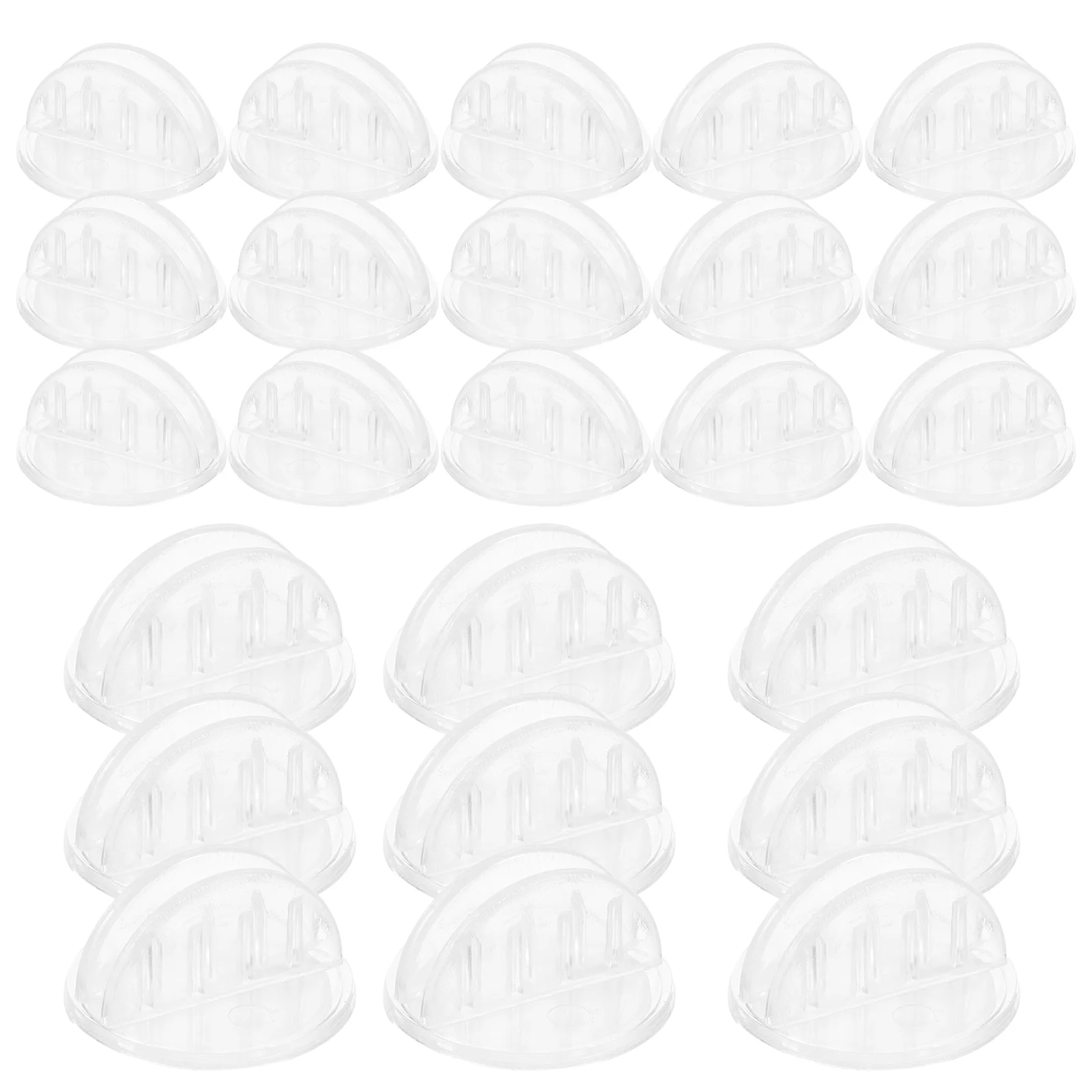 100 Pcs Merchandise Clips Sign Holder Stand Tag The Retail Price Pp Plastic Display Shelves