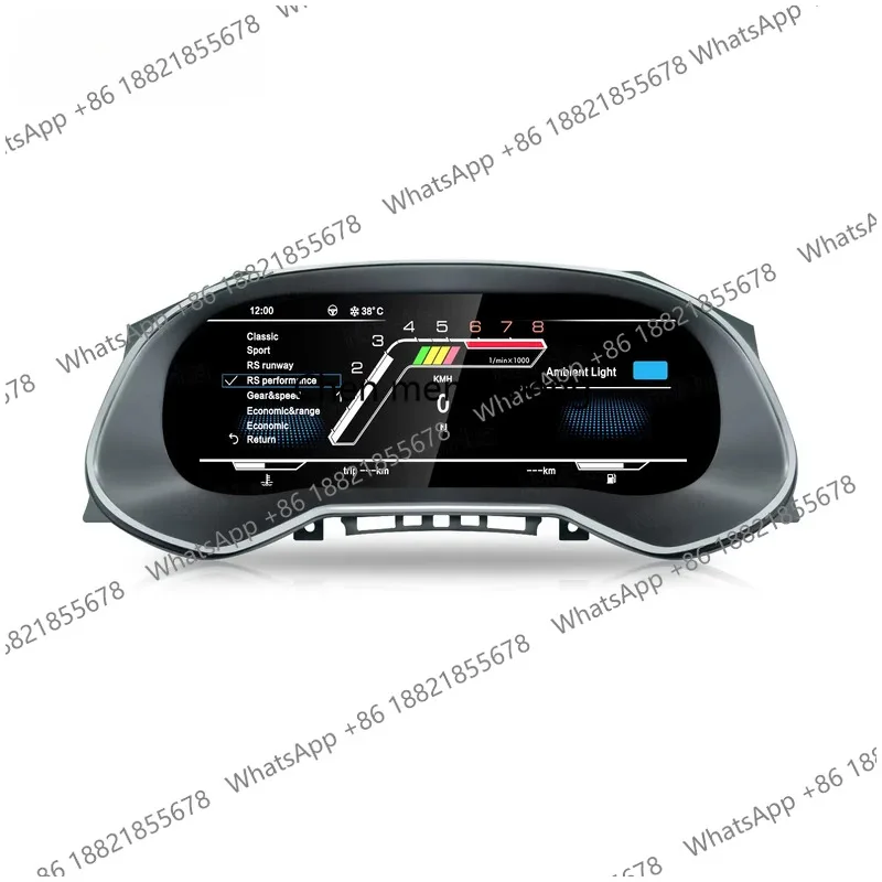 LCD Digital Dashboard Cluster for Seat n 2013-2018 Speedometer Virtual Cockpit Instrument Panel Auto Digital Cluster