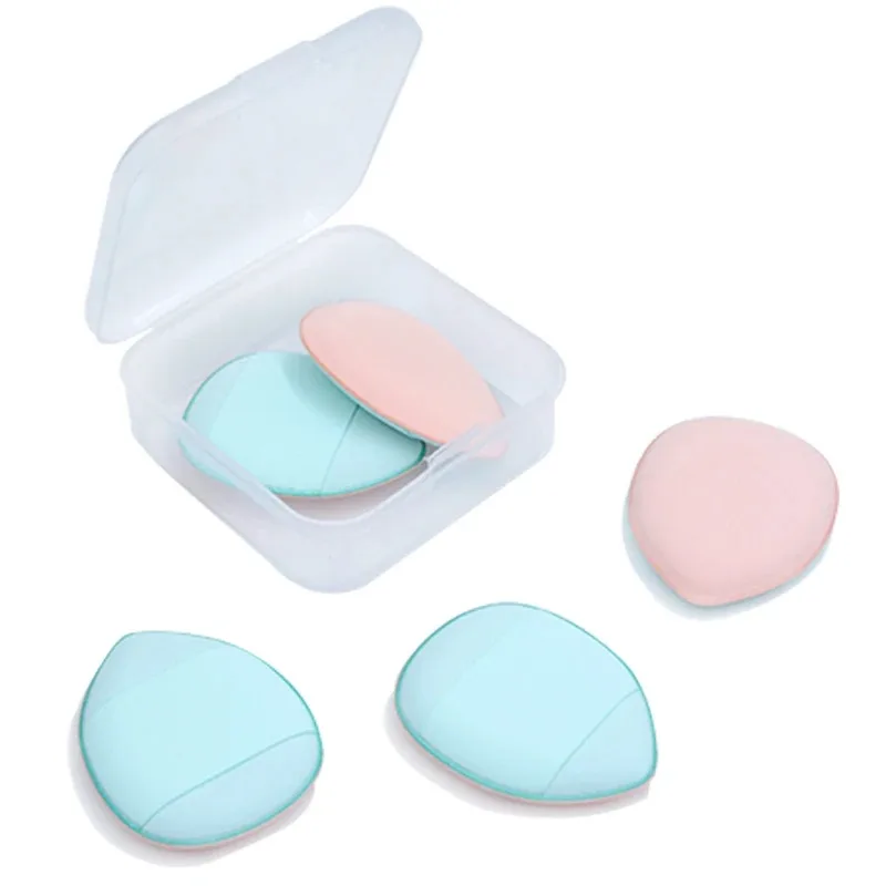 5/10Pcs Mini Finger Puff Foundation Kleine Air Kissen Pulver Schwamm Gesicht Concealer BB Creme Kosmetische Applikator Make-Up werkzeuge – Detail 13