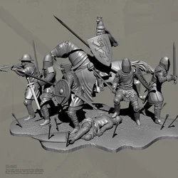 38mm 50mm Resin Soldier model kits figure colorless and self-assembled （3D Printing ） TD-6025/3D