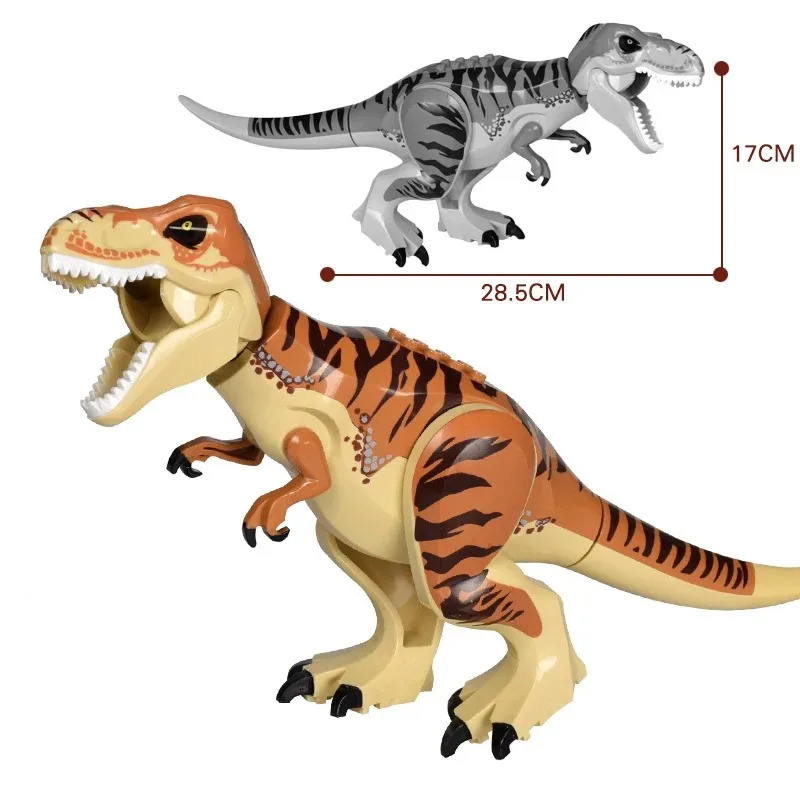 Jurassic Dino World Grote Dinosaurusfiguren Bouwstenen Velociraptor T-Rex Triceratops Indominus Rex Speelgoed voor Kinderen