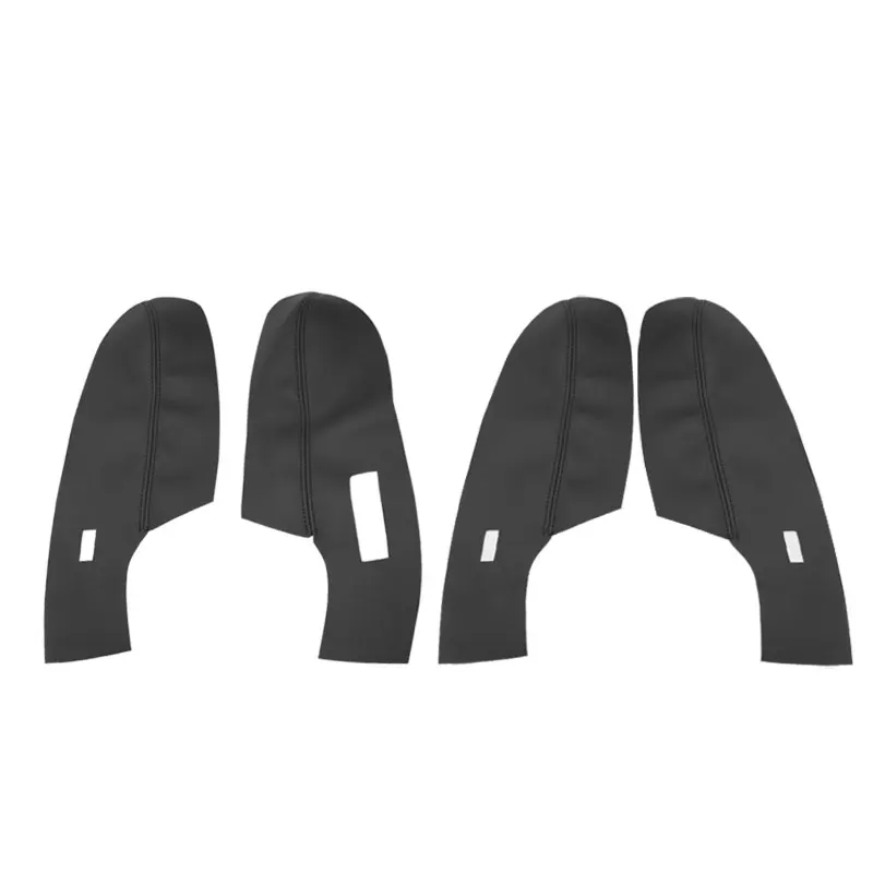Only Hatchback Leather Door Panel Cover For VW Polo 2011 2012 2013 2014 2015 2016 Interior Door Armrest Panel Cover Sticker Trim