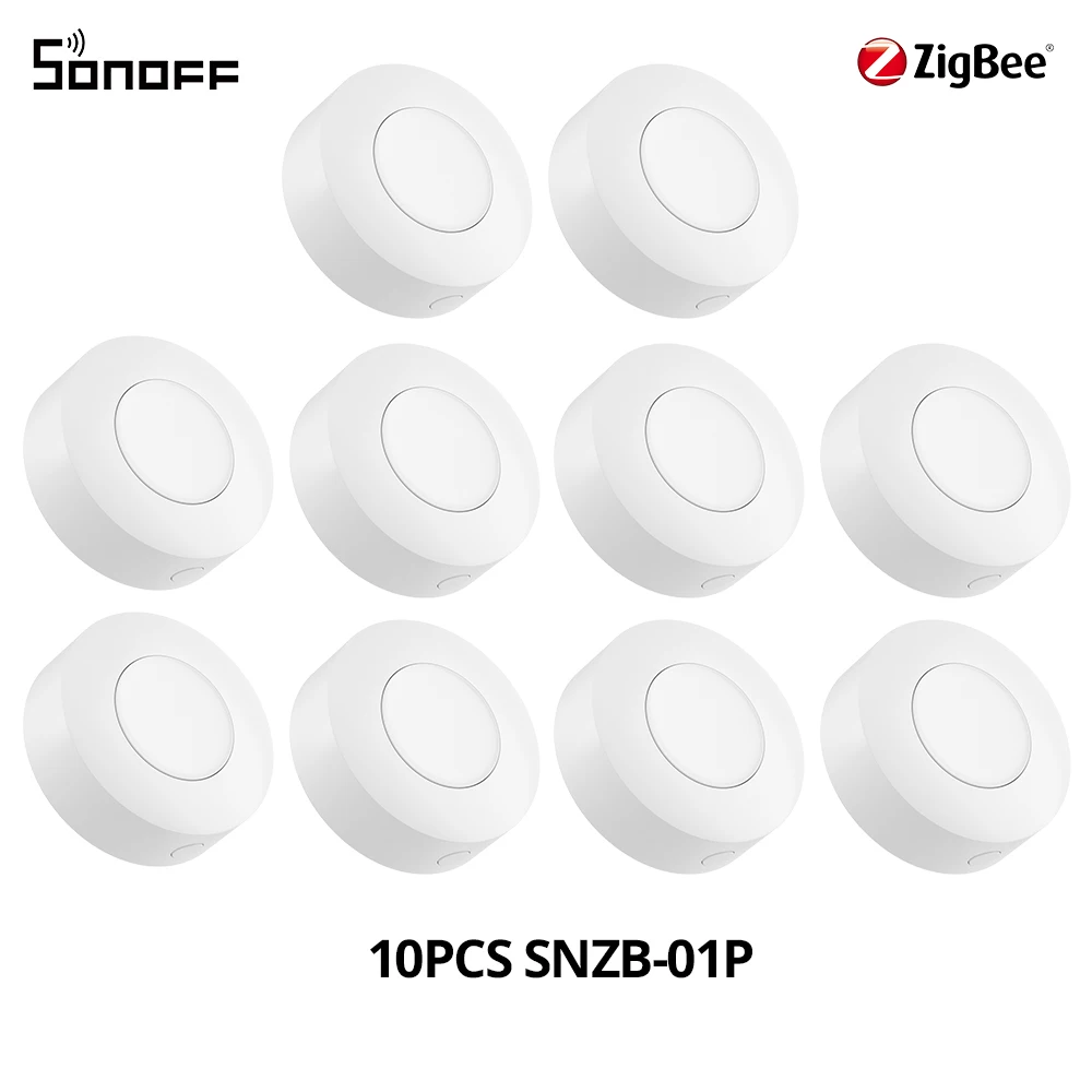 SONOFF SNZB-01P Smart Zigbee draadloze schakelaar 1-10PCS Smart Scene via eWeLink tweewegbediening met TX Ultimate NSPanel Pro Switch