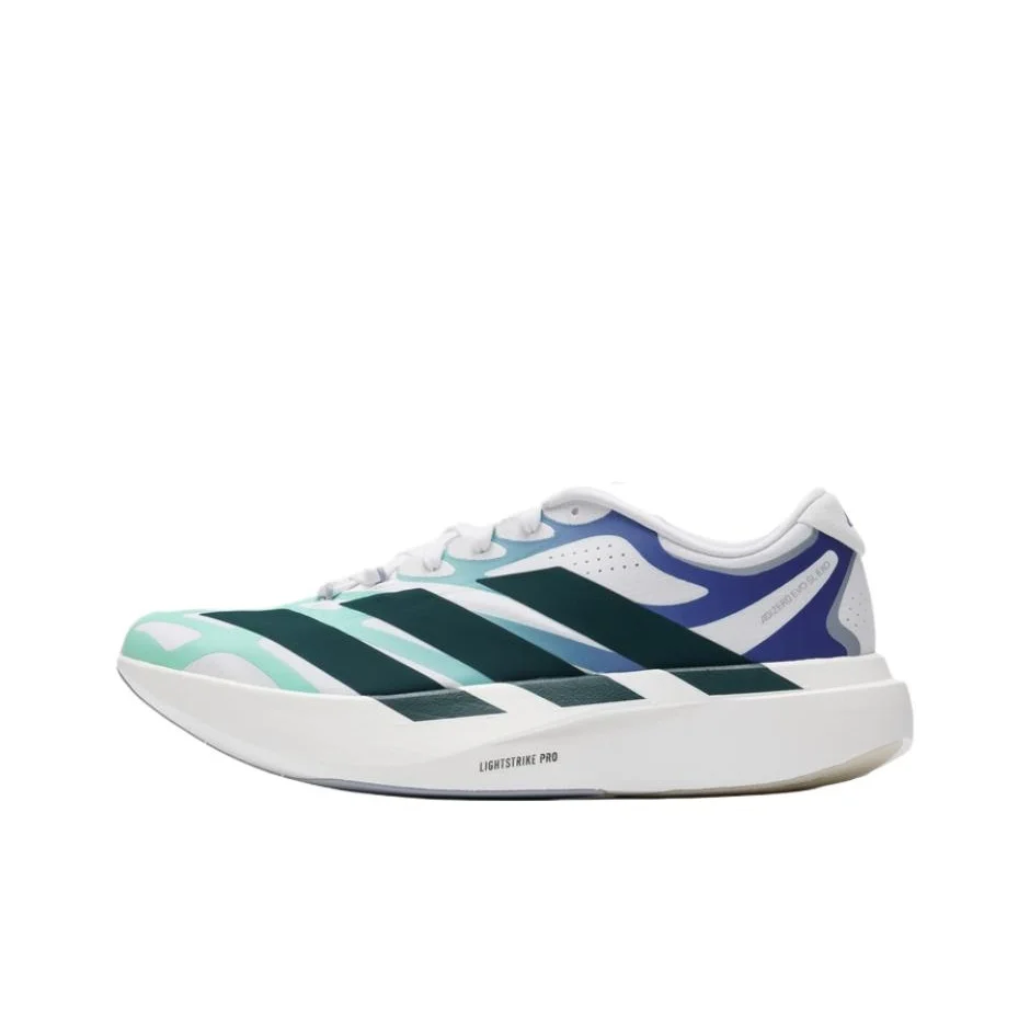 Adidas ADIZERO EVO SL EXO M KJ0423 Low Top Running Shoes Men's White Green With Shoebox Free returns