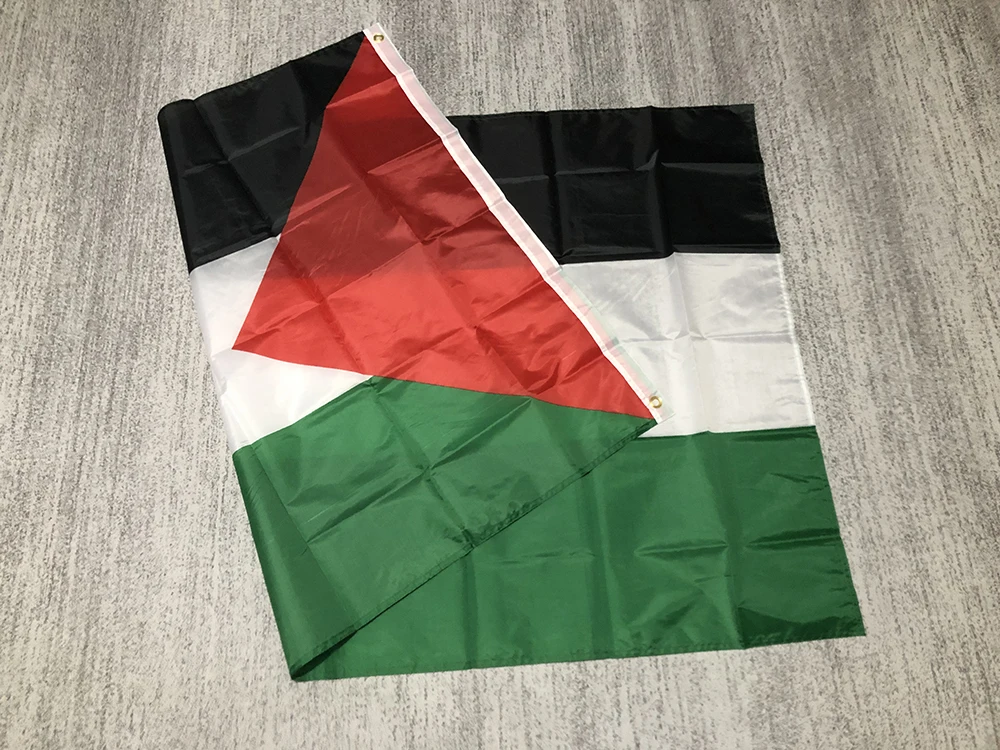 Palestine Flag 60x90cm 90x150cm Hanging Polyester Gaza Palestinian Banner for Decoration National Palestine Palestinians Flags