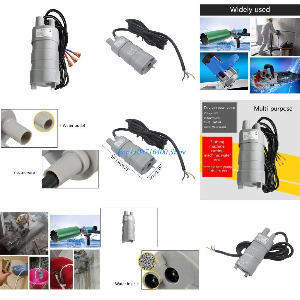 

y1gd High Water Whale 12V 600L/H 5M Campers Water P