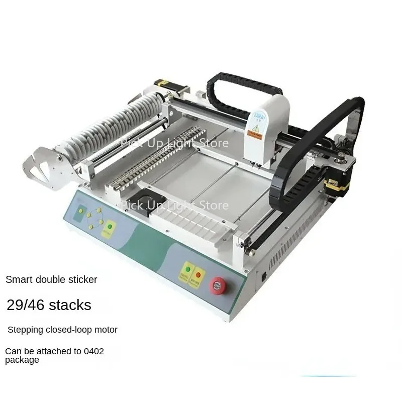 Gold Seller Chip Mounter Small Tvm802 Full-Auto Chip Mounter Chip Mounter Vision Desktop Flying Racket Led Reflow So