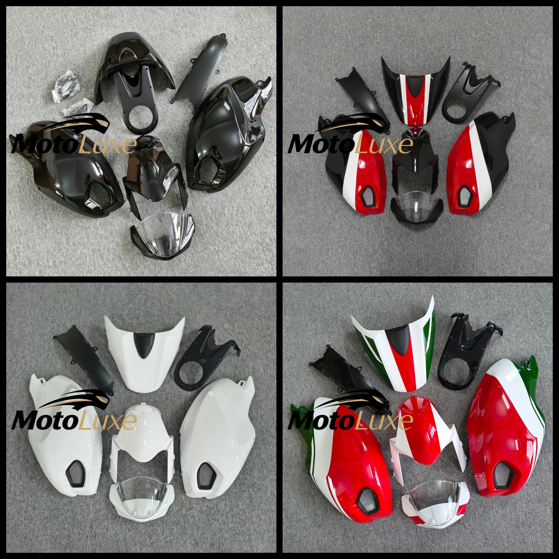 Motorcycle Full Body Fairings Part Kits For DUCATI Monster 696 /795/ 796 / 1100 / M1100 / EVO 2008 - 2014 Fairing