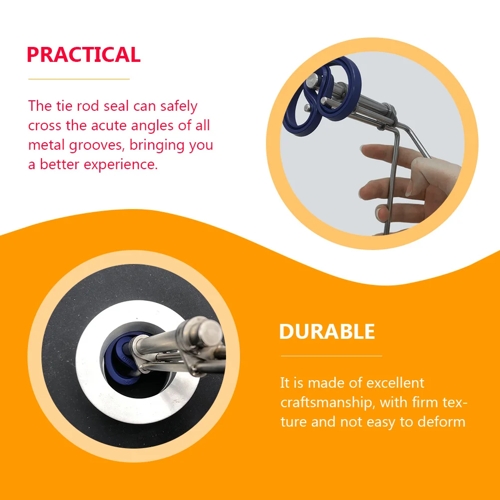 

Oil Seal Removal Tool Hydraulic Cylinder Piston Rod U Cup Installation Shaft Hole Tool Tie Rod Sealing Bucket Durable Iron Easy