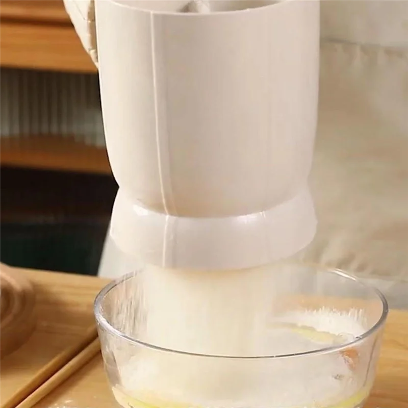 

Premium Electric Flour Sifter Cup - Battery-Operated For Easy Baking,Handheld Kitchen Tool For Bread, Cake Flour & More