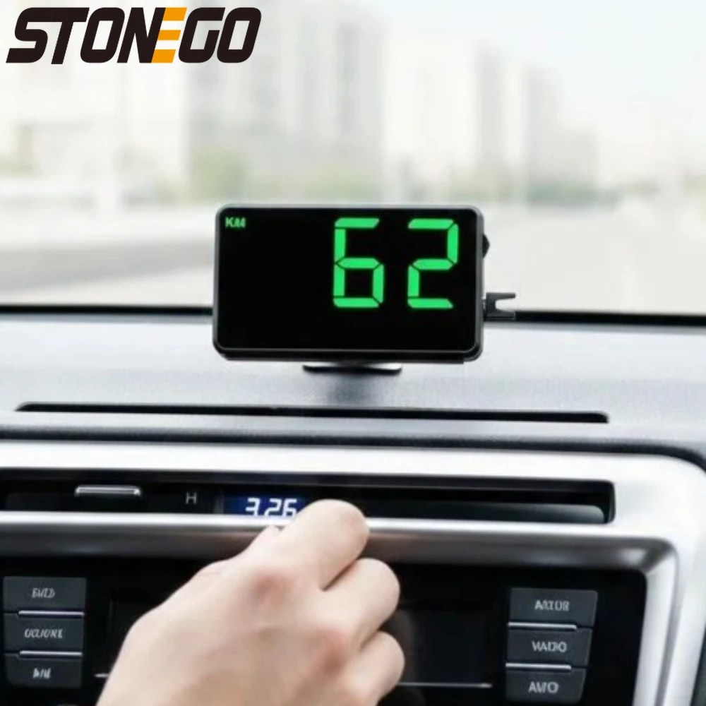 

4.5 Inch Large Screen Digital Car Speedometer GPS Speed Display Over Speed Alarm System Motorcycle Truck