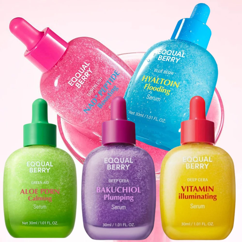 

EQQUALBERRY Deep Care Essence — сыворотка ALOE PDRN Claming, сыворотка NAD PEPTIDE Boosting HYALTOIN Flooding Serum, 5000 PPM Bakuchiol Plump