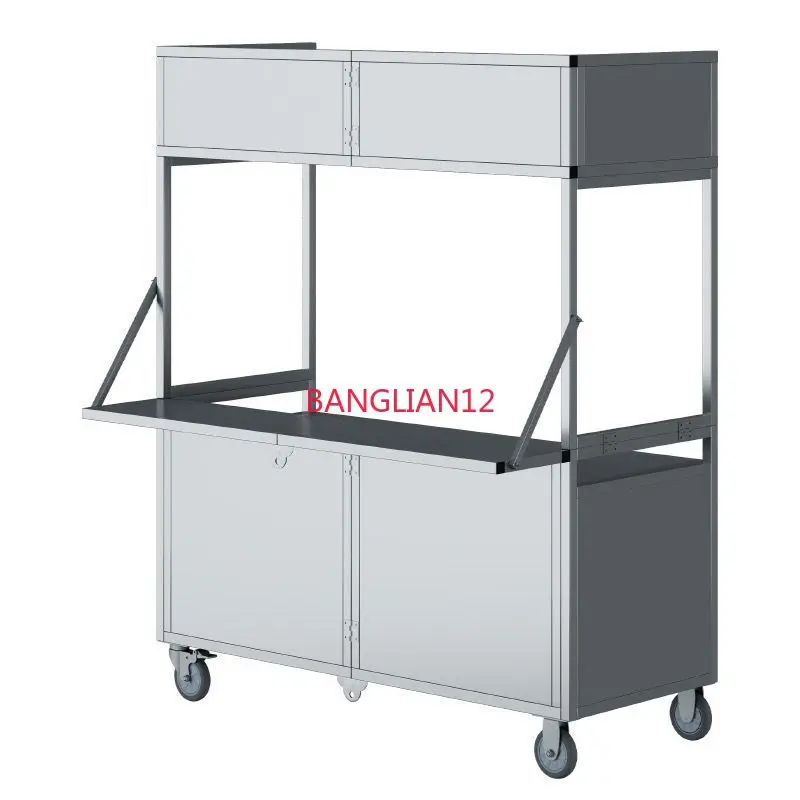 

Многофункциональная уличная тележка-прилавок для интернет-знаменитостей, для ночного рынка, для продажи закусок