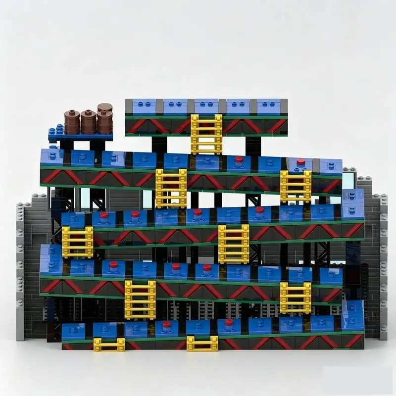 NEW 2758 PCS Arcade Game Scene MOC Creative Building Brick Model Custom Puzzle Blocks DIY Assembly Educational Toy Gifts Display
