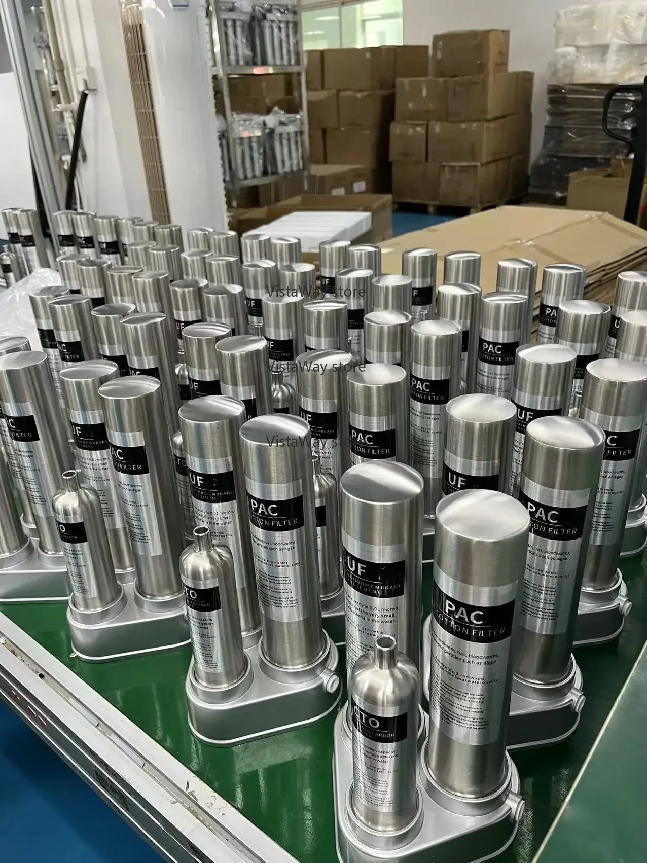 فلتر مياه لطاولة المطبخ 304 من الفولاذ المقاوم للصدأ لتنقية المياه بالترشيح الفائق للشرب المباشر