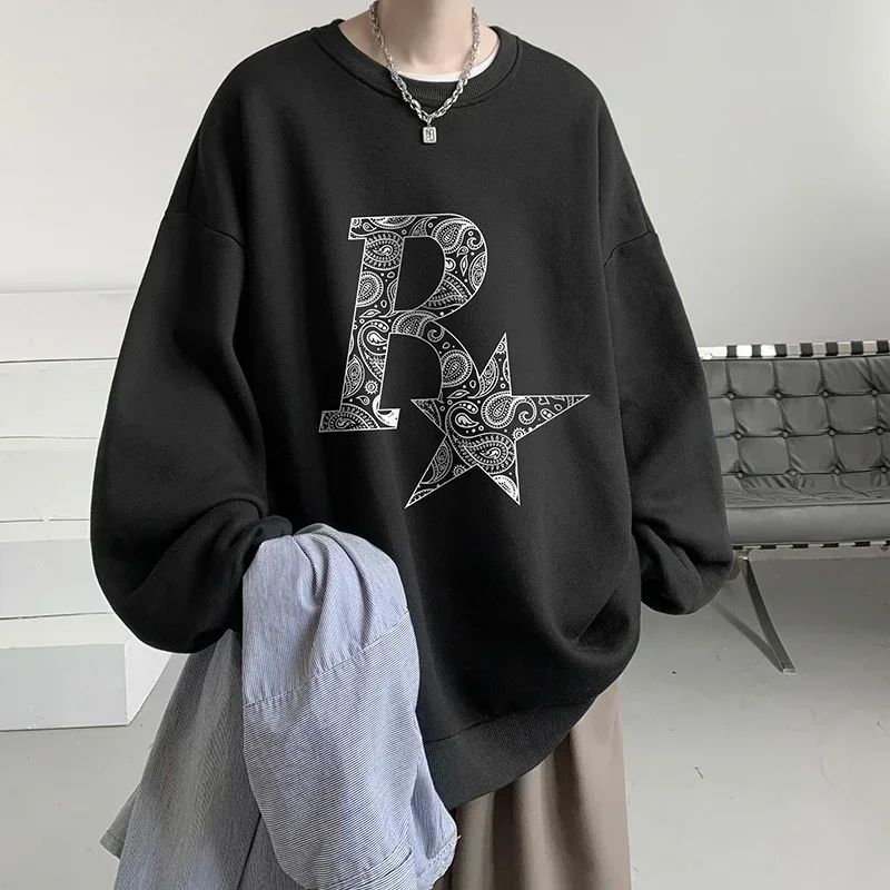 Men's Oversized Hoodie Autumn Letter Print Fashion Off White Hoodies Oversize for Men 5XL Unisex Casual Wear Male Sweatshirt