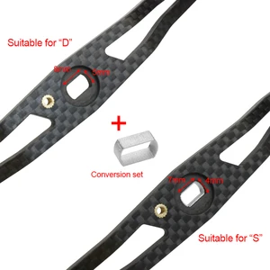 Ekfan 130mm Carbon Fiber Fiber Handle 7x4mm/8x5mm league buttons for Dawa/Shmano Water gout diy 6 Main Sales Knob Molinete - №2