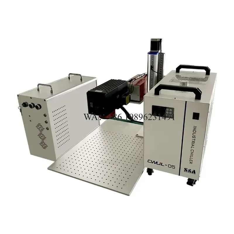 Wmwmnu for JPT 5W UV Marking with for Gainlaser Source 300x300mm Lens SG7110 Sino Galvo Head Chuck Rotary