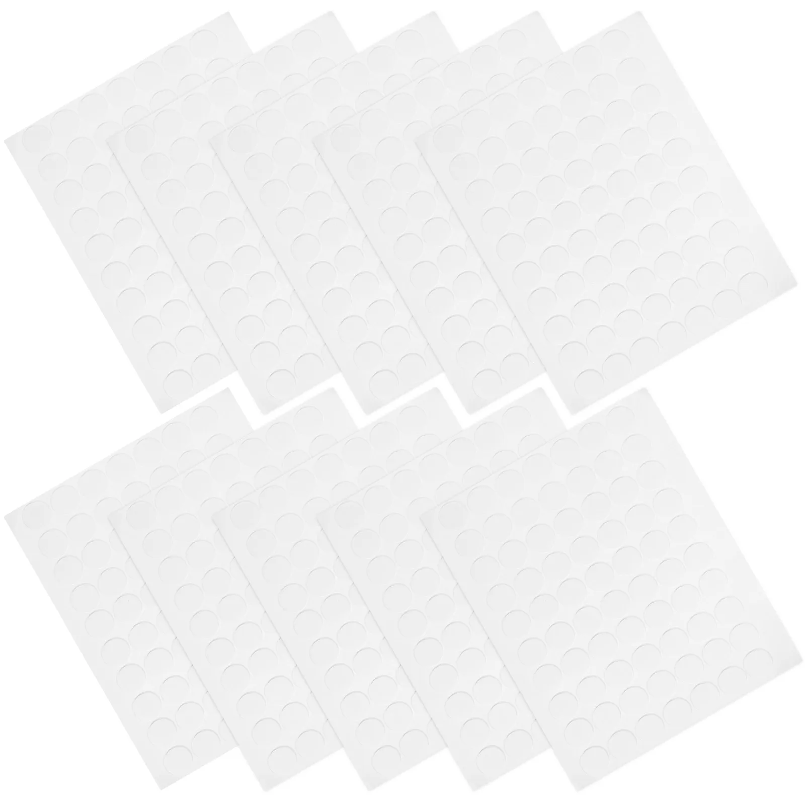 

10PCS Double Sided Tape Clear Labels Stickers 17mm Round Adhesive Dots Craft Tools Balloon Photo Poster Wedding
