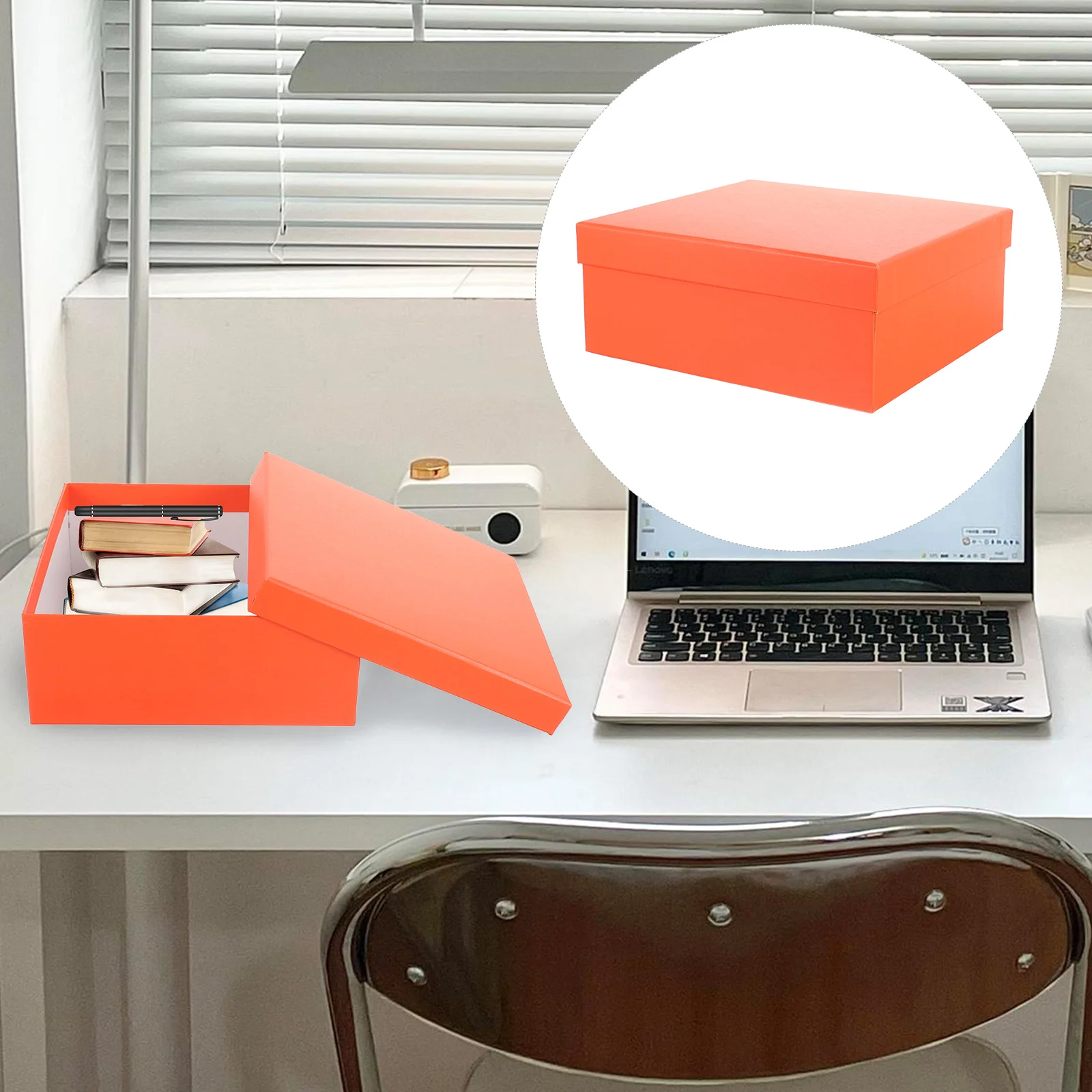 Caja de embalaje Cajas cuadradas para regalos Mar Blanco ​ ​ Shell Favor Papel Bolsas pequeñas Dama de honor