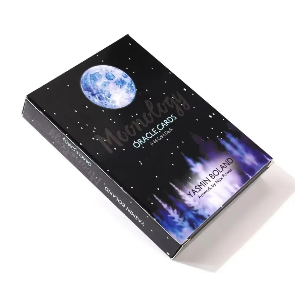 40pcs Moonology Oracle Tarot Cards Box Game English Tarot Deck Table Card Board Games Party Playing Cards 11*6.5cm Board game