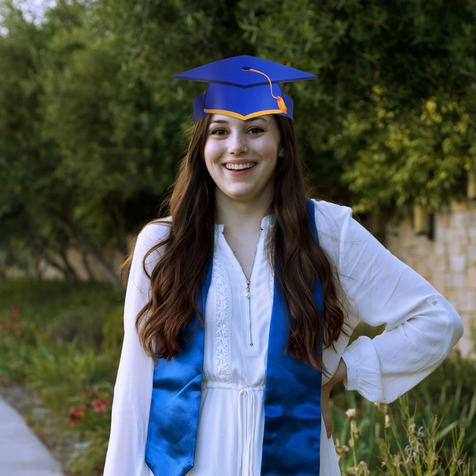 

36pcs Doctor Graduation Cap Graduation Caps Favor Wide Brim Design Party Favors Bulk Supply Decorations