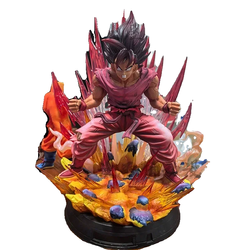 

Dragon Ball Gk Cs Kaiouken Son Goku Anime Figure Model Statue Burst Gas Red Anime Peripherals Collectible Toy Decoration Gifts