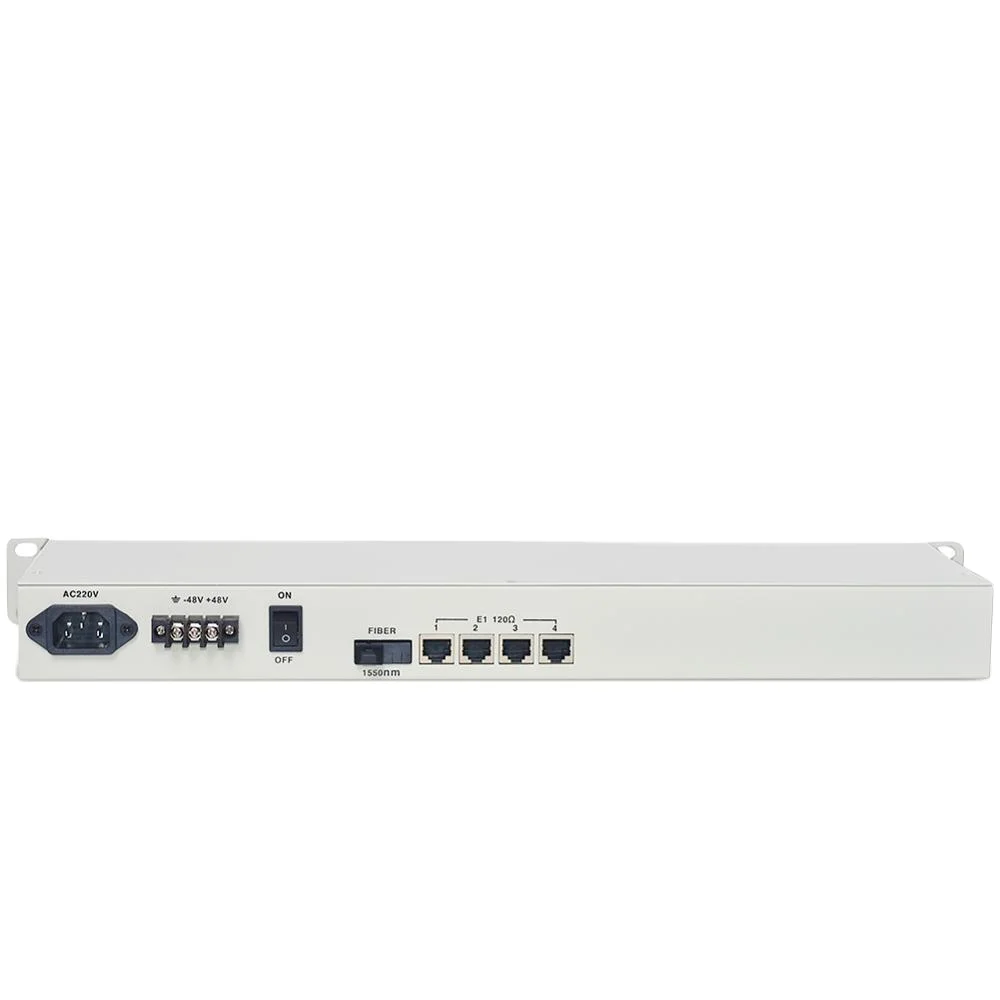 Convertitore ottico a fibra 4E1 PDH Mux 4 porte E1 G.703 di alta qualità